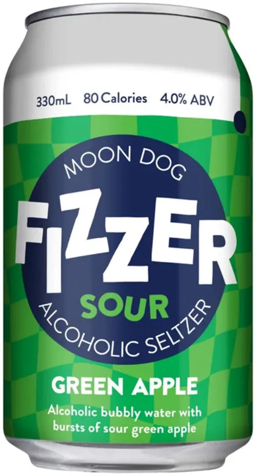 Buy Moon Dog Fizzer Sour Apple 330ml Online at Bottle Stop