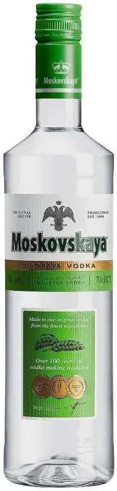 Buy Moskovskaya Osobaya Vodka 700ml Online at Bottle Stop