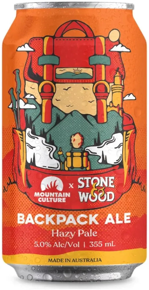 Buy Mountain Culture Beer Co Backpack Ale Hazy Pale 355ml Online at Bottle Stop
