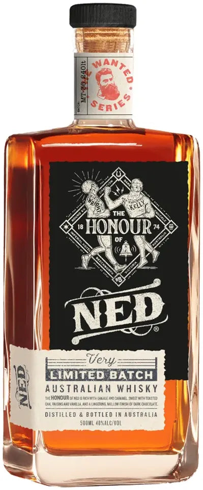 Buy Ned The Wanted Series Honor Australian Whisky 500ml Online at Bottle Stop