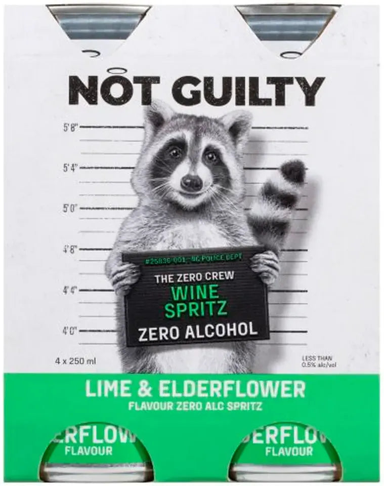 Buy Not Guilty Lime And Elderflower 250ml Online at Bottle Stop