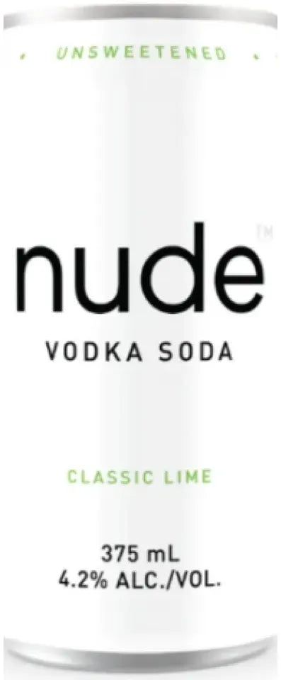 Buy Nude Vodka Soda Classic Lime Seltzer 375ml Online at Bottle Stop