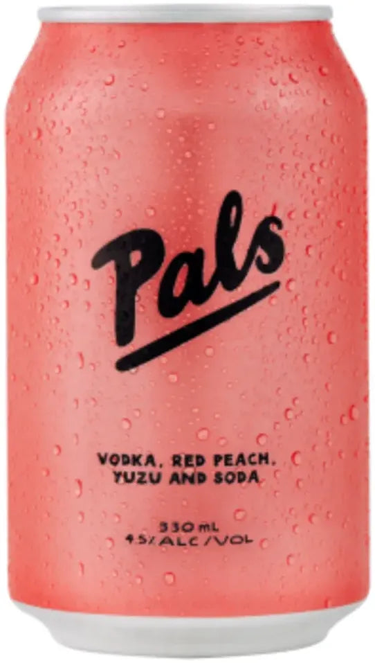 Buy Pals Vodka Red Peach Yuzu & Soda 330ml Online at Bottle Stop