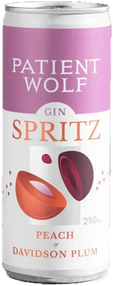 Buy Patient Wolf Gin Spritz Peach & Davidson Plum 250ml Online at Bottle Stop