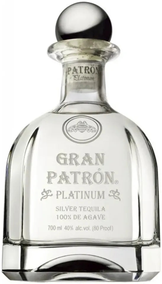 Buy Patron Gran Platinum Tequila 750ml Online at Bottle Stop