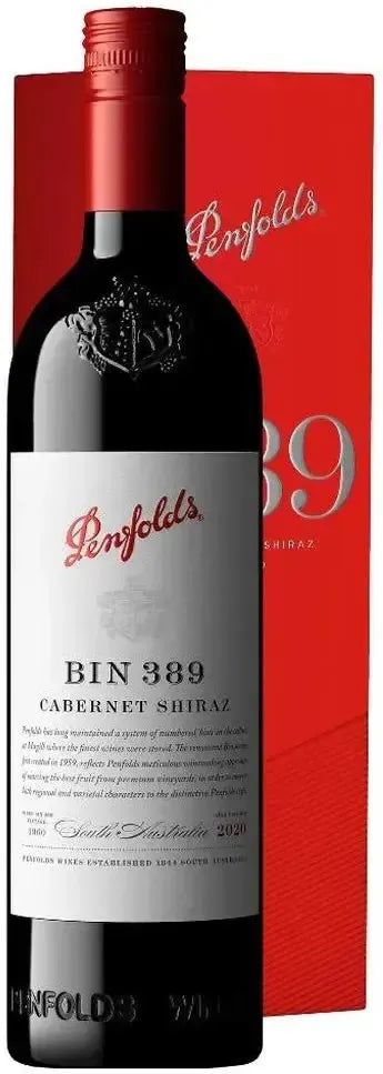 Buy Penfolds Bin 389 Cabernet Shiraz (Gift Boxed) 750ml Online at Bottle Stop