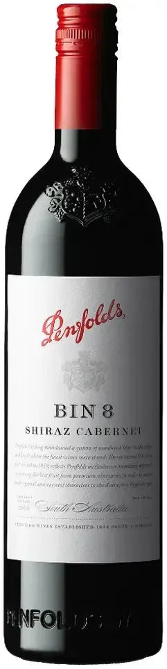 Buy Penfolds Bin 8 Shiraz Cabernet 750ml Online at Bottle Stop