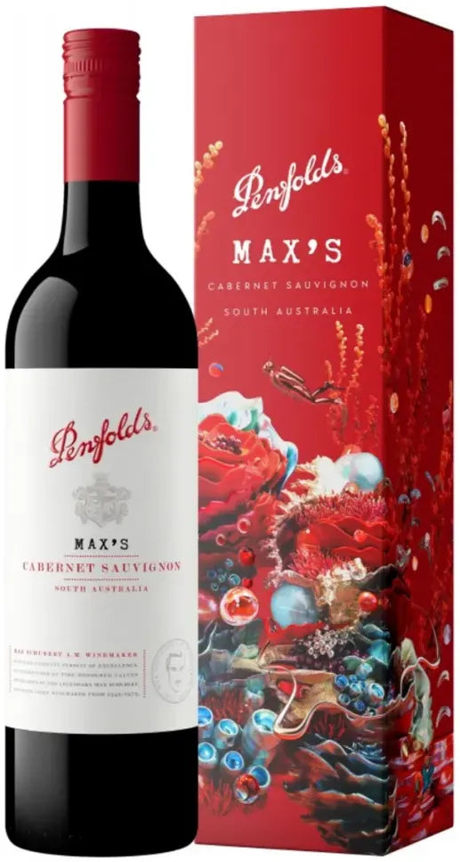 Buy Penfolds Max's Cabernet Sauvignon 2021 Gift Box 750ml Online at Bottle Stop