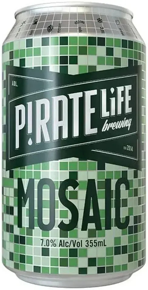 Buy Pirate Life Brewing Mosaic IPA 355ml Online at Bottle Stop