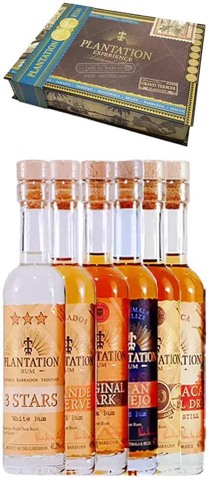 Buy Plantation Rum Experience Gift Pack 6 X 100ml Online at Bottle Stop