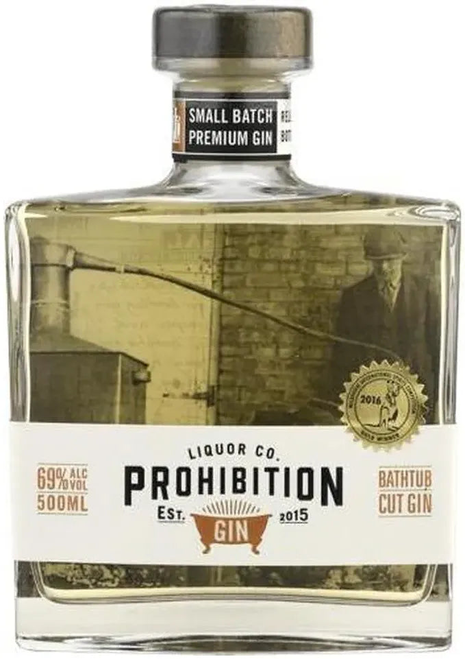 Buy Prohibition Liquor Co. Bathtub Cut 500ml Online at Bottle Stop