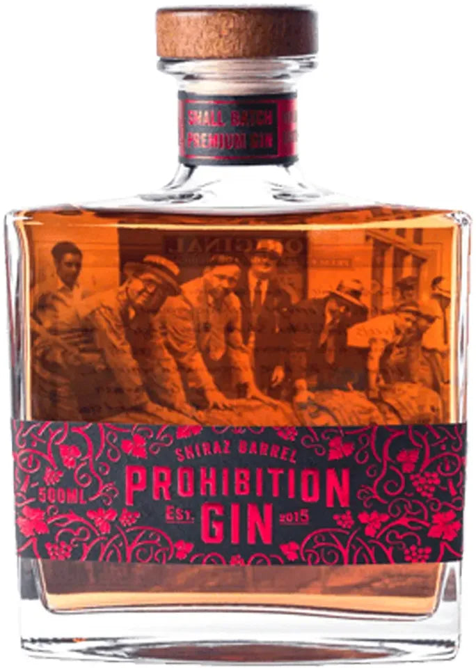 Buy Prohibition Liquor Co. Shiraz Barrel-Aged Gin 500ml Online at Bottle Stop