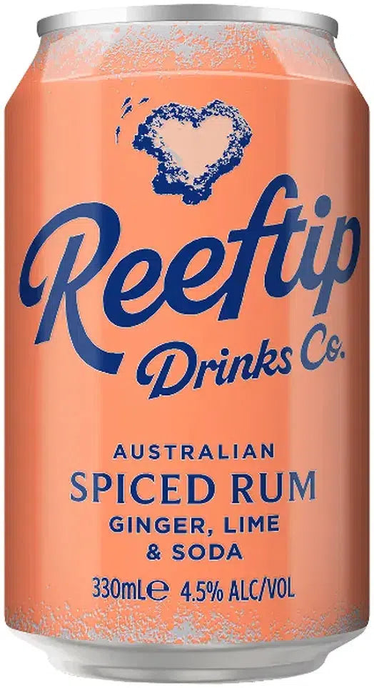 Buy Reeftip Australian Spiced Rum With Ginger, Lime & Soda 330ml Online at Bottle Stop