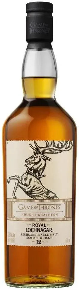 Buy Royal Lochnagar Distillery Game Of Thrones House Baratheon 12Yo 700ml Online at Bottle Stop
