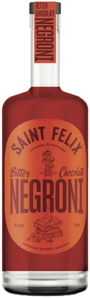 Buy Saint Felix Distillery Bitter Chocolate Negroni 700ml Online at Bottle Stop