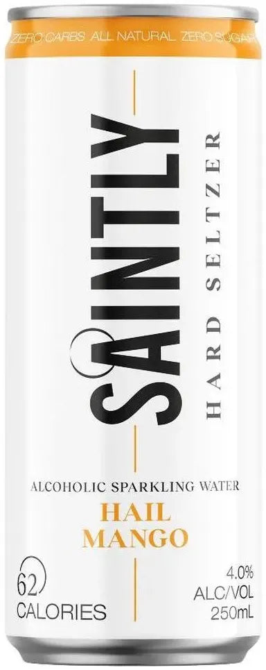 Buy Saintly Hail Mango Hard Seltzer 250ml Online at Bottle Stop