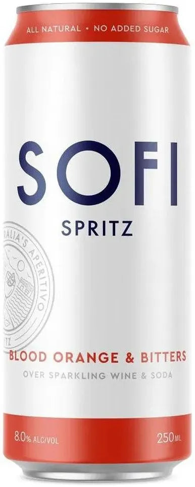 Buy Sofi Blood Orange & Bitters 2 Can 250ml Online at Bottle Stop