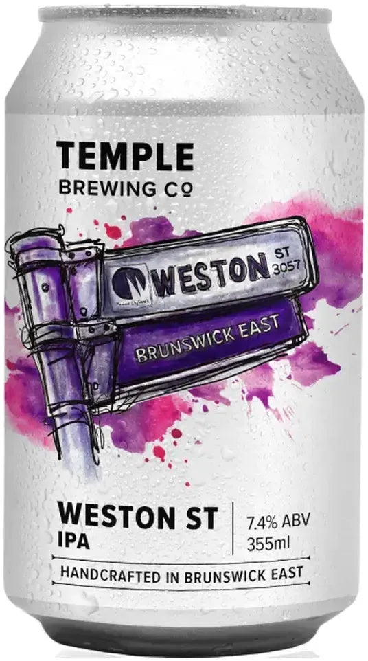 Buy Temple Brewing Co Weston Street 375ml Online at Bottle Stop