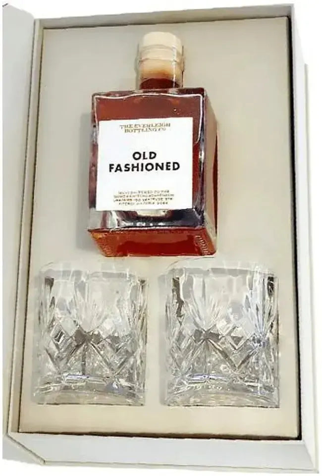Buy The Everleigh Bottling Co. One To Share Old Fashioned & Glasses Gift 500ml Online at Bottle Stop