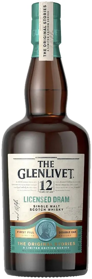 Buy The Glenlivet The Licensed Dram 12 Year Old Scotch Whisky 700ml Online at Bottle Stop
