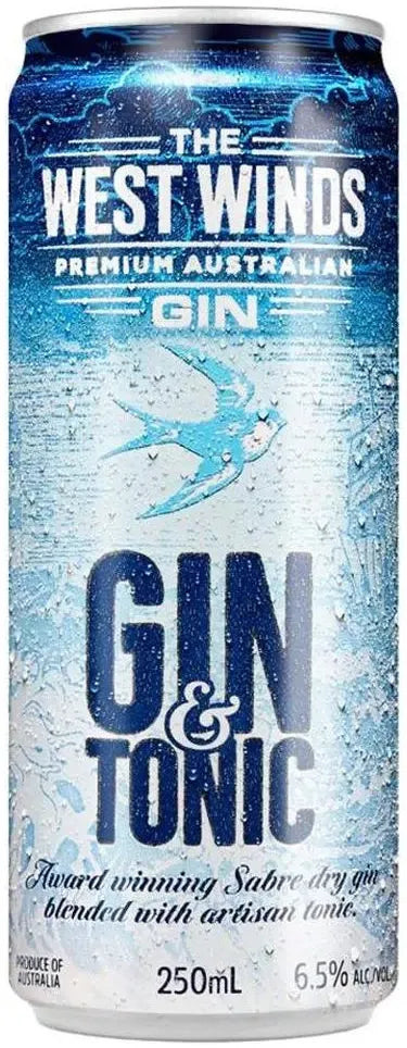 Buy The West Winds Gin And Tonic 250ml Online at Bottle Stop
