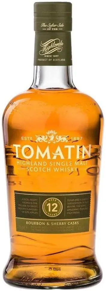 Buy Tomatin 12 Year Old 700ml Online at Bottle Stop