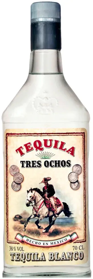 Buy Tres Ochos Blanco Tequila 700ml Online at Bottle Stop