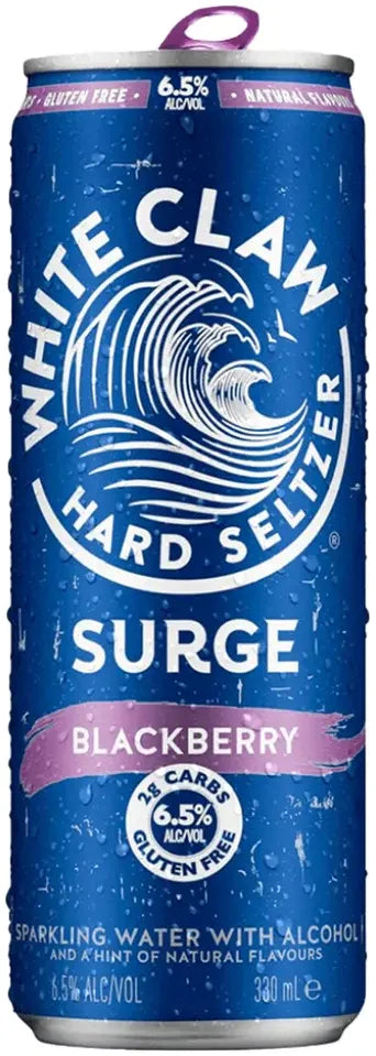 Buy White Claw Surge Blackberry Seltzer 330ml Online at Bottle Stop