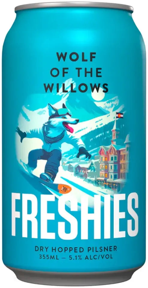 Buy Wolf Of The Willows Freshies Dry Hopped Pilsner 355ml Online at Bottle Stop