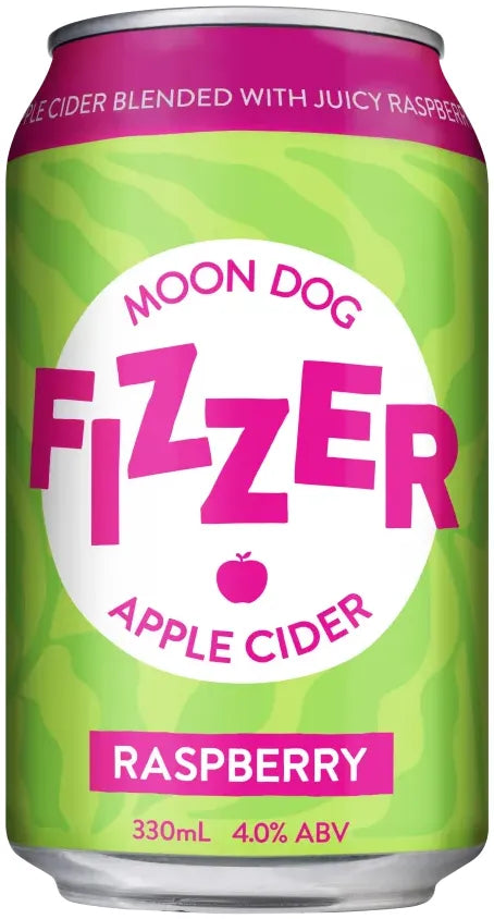 Buy Moon Dog Fizzer Cider Raspberry 330ml Online at Bottle Stop