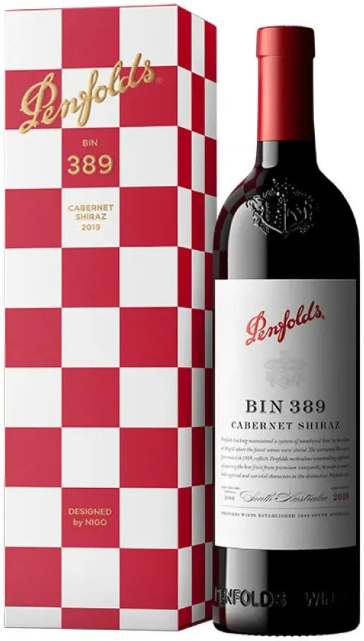 Buy Penfolds Bin 389 Cabernet Shiraz Nigo Gift Box 2019 750ml Online at Bottle Stop
