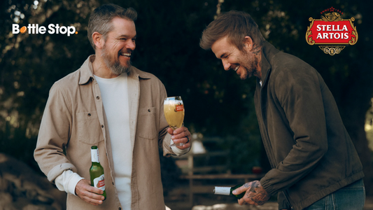 Matt Damon & David Beckham Star in Stella Artois Super Bowl Ad - Bottle Stop