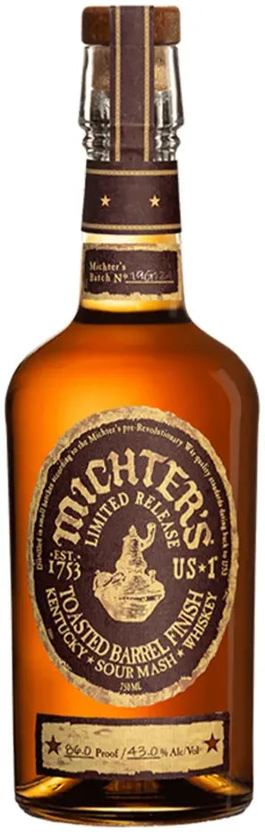 Michter's Distillery Toasted Barrel Finish Sour Mash Whiskey