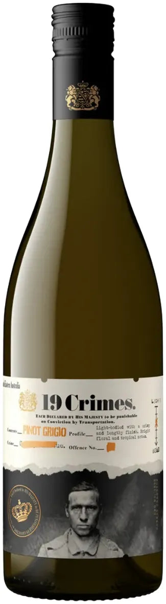 19 Crimes Pinot Grigio 750ml | Bottle Stop