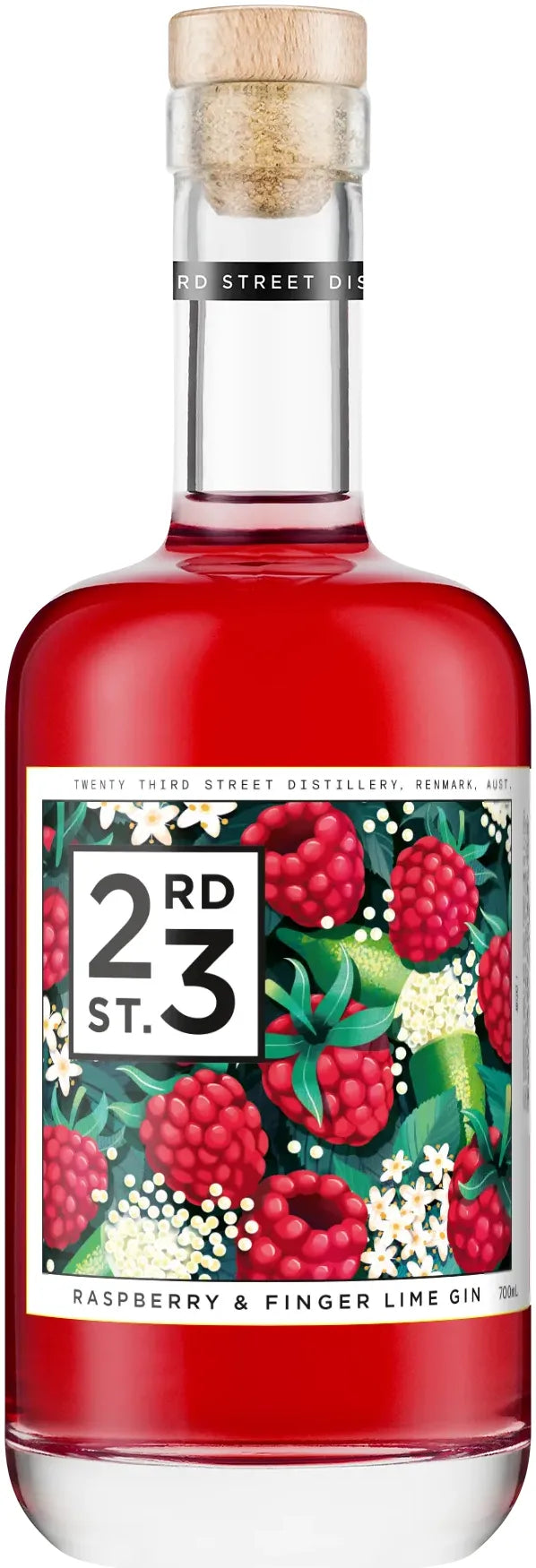 Buy 23rd Street Distillery Raspberry Finger Lime 700ml Online at Bottle Stop