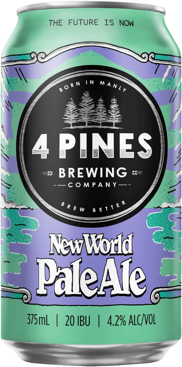 4 Pines New World Pale Ale 4.2% 18 Pack Cans 375ml