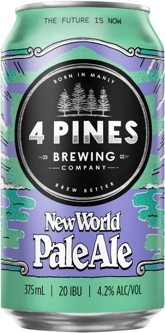 4 Pines New World Pale Ale 4.2% 18 Pack Cans 375ml