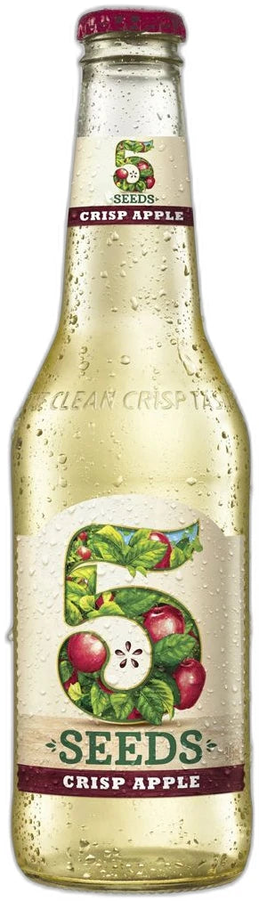 5 Seeds Tooheys Crisp Apple 5% 24 Pack Bottles 345ml