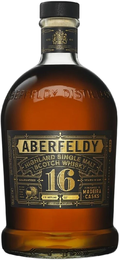 Aberfeldy 16 Year Old Madiera Cask Single Malt Scotch Whisky 700ml | Bottle Stop