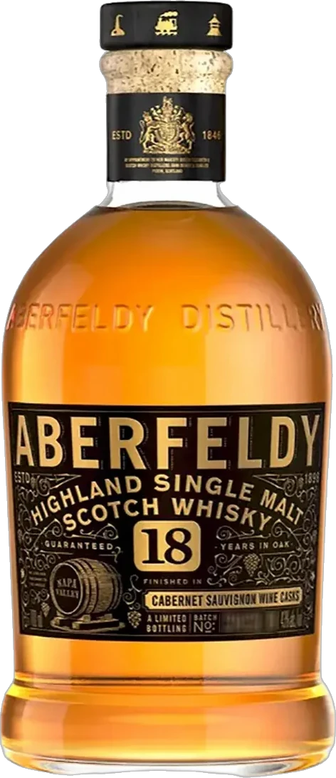 Aberfeldy 18 Year Old Napa Valley Red Wine Cask Finish Highland Single Malt Scotch Whisky 700ml | Bottle Stop