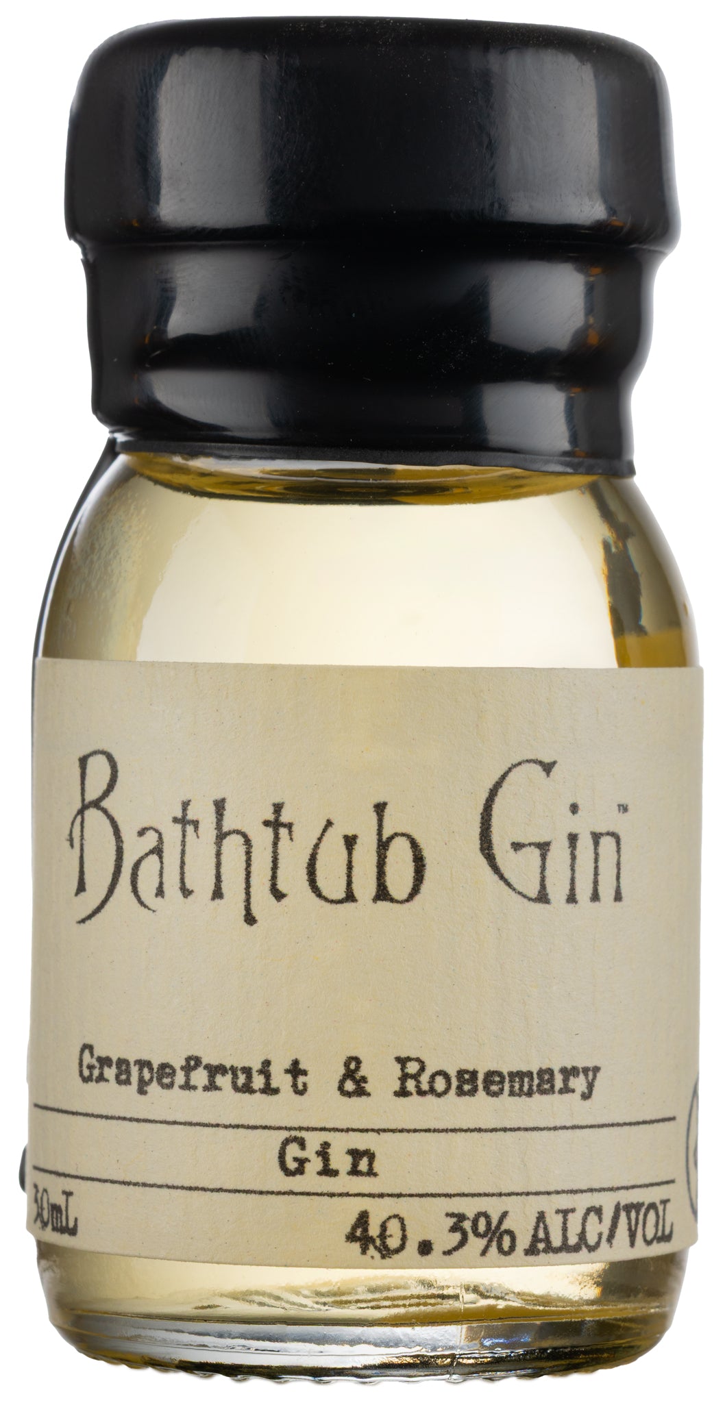 Buy Ableforths Bathtub Gin - Grapefruit & Rosemary Gin 30ml Online at Bottle Stop