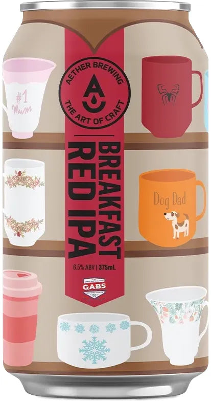 Buy Aether Brewing Gabs Breakfast Red IPA 16 Pack Cans 375ml Online at Bottle Stop