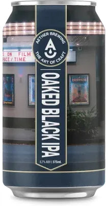 Buy Aether Brewing Oaked Black IPA 6.7% 16 Pack Cans 375ml Online at Bottle Stop