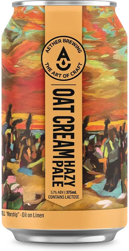 Aether Brewing Oat Cream Hazy Pale 5.1% 16 Pack Cans 375ml | Bottle Stop
