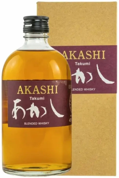 Akashi Takumi Blended Japanese Whisky 500ml | Bottle Stop