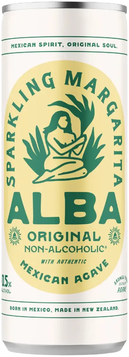 Alba Non-Alc Sparkling Original Margarita 24 Pack Cans 250ml | Bottle Stop