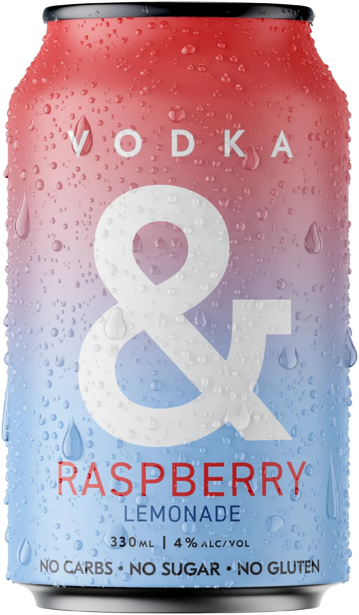 Ampersand Projects Vodka & Raspberry Lemonade 4% 24 Pack Cans 330ml