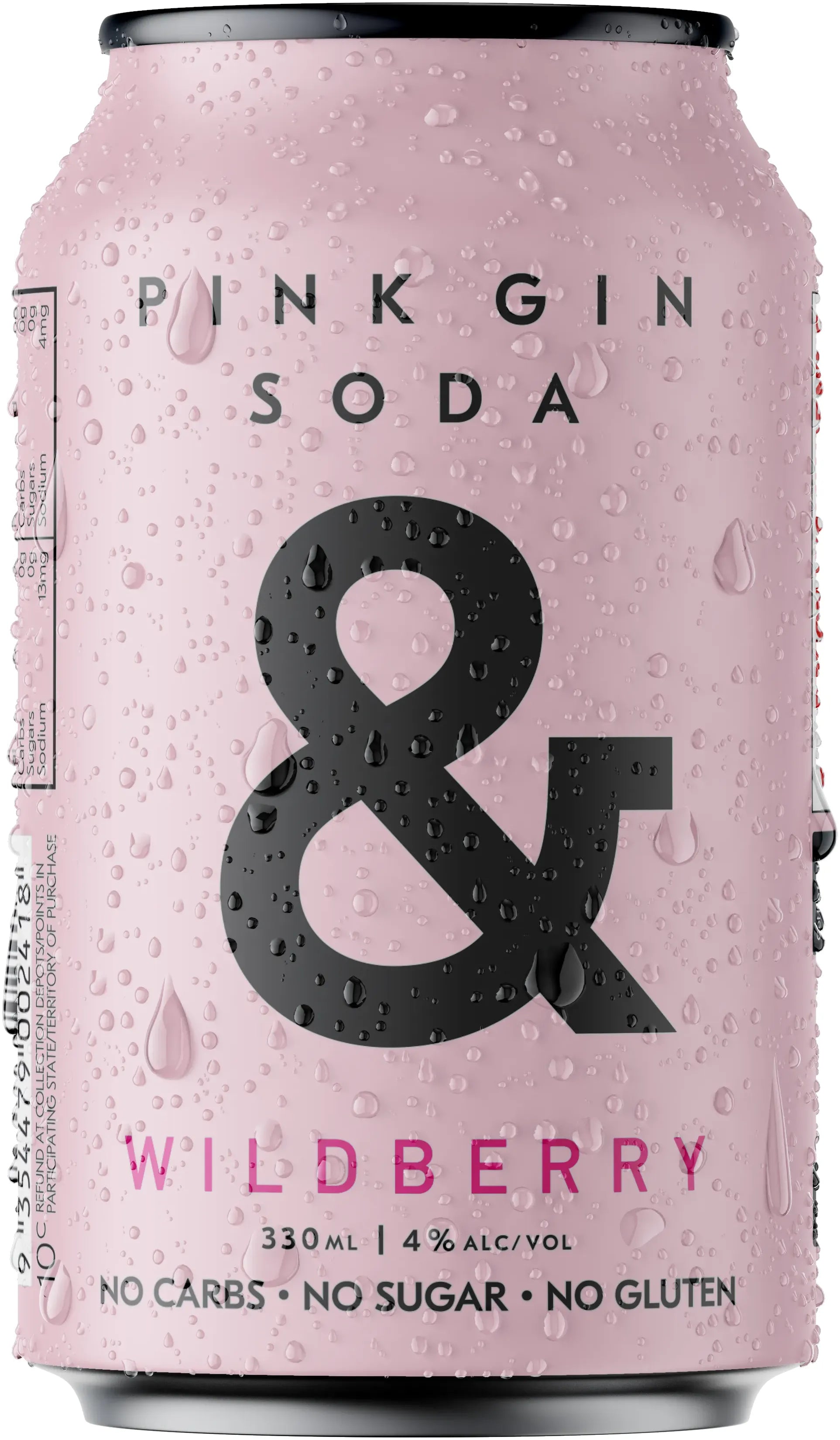 Ampersand Projects Pink Gin Soda 4% 24 Pack Cans 330ml | Bottle Stop