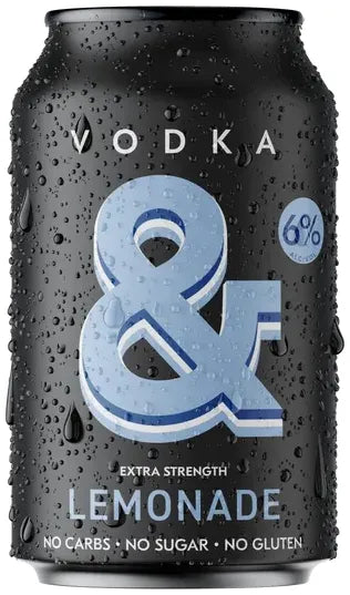 Ampersand Projects Vodka & Lemonade 6% 24 Pack Cans 330ml | Bottle Stop