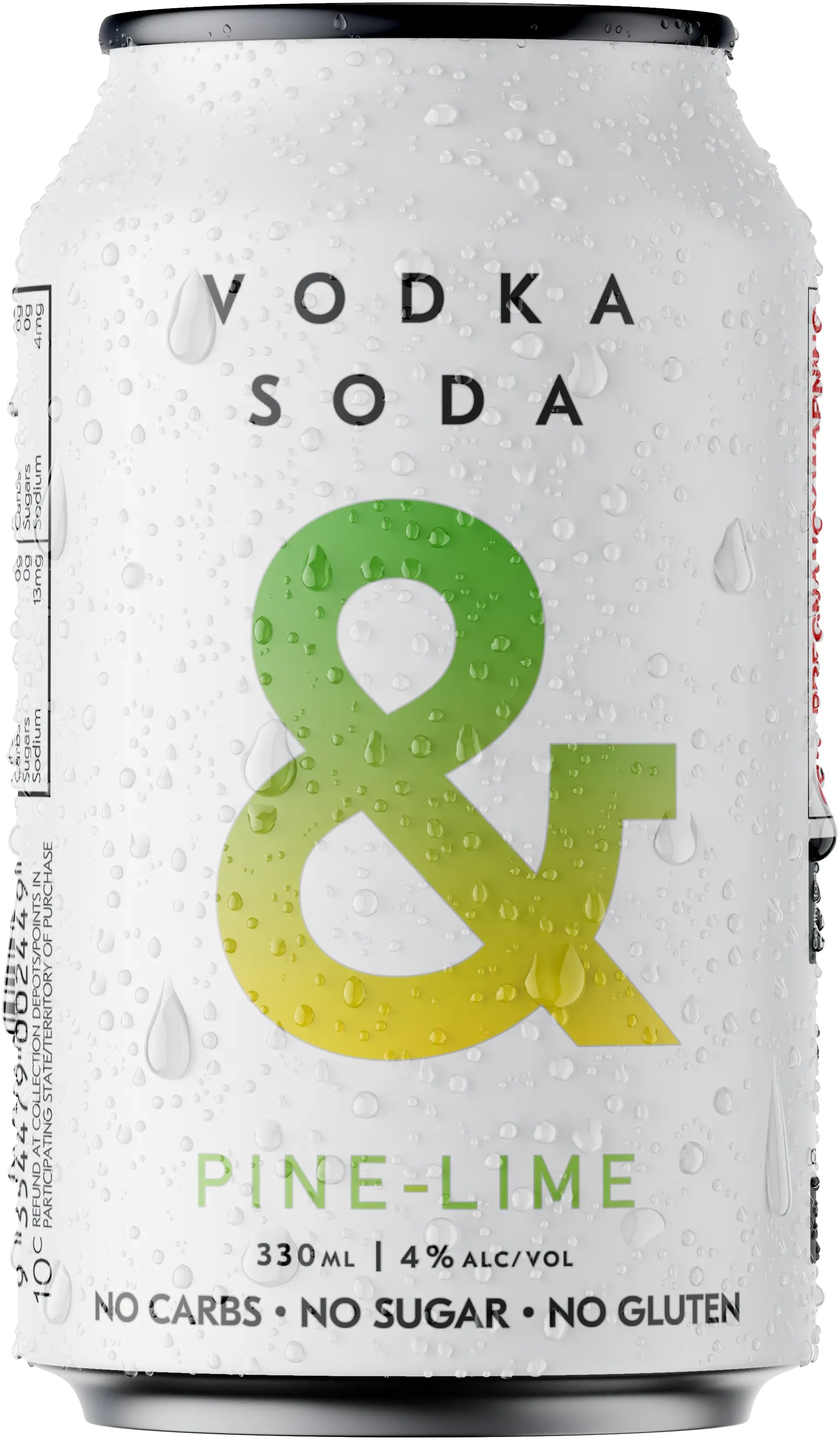 Ampersand Projects Vodka & Pine Lime 4% 24 Pack Cans 330ml | Bottle Stop